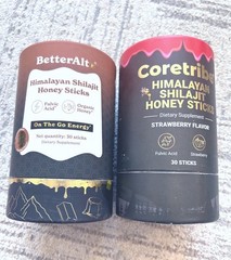 Better Alt Pure Himalayan Shilajit Sticks with honey/ Coretribe sticks