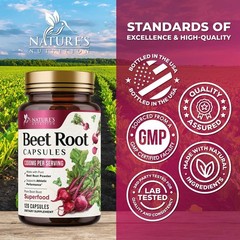 Beet Root Capsules 1300mg Beetroot Powder Extract