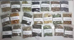 Organic Herbal Starter Kit: 20 Pure Dried Flowers & Herbs for Apothecary & Craft
