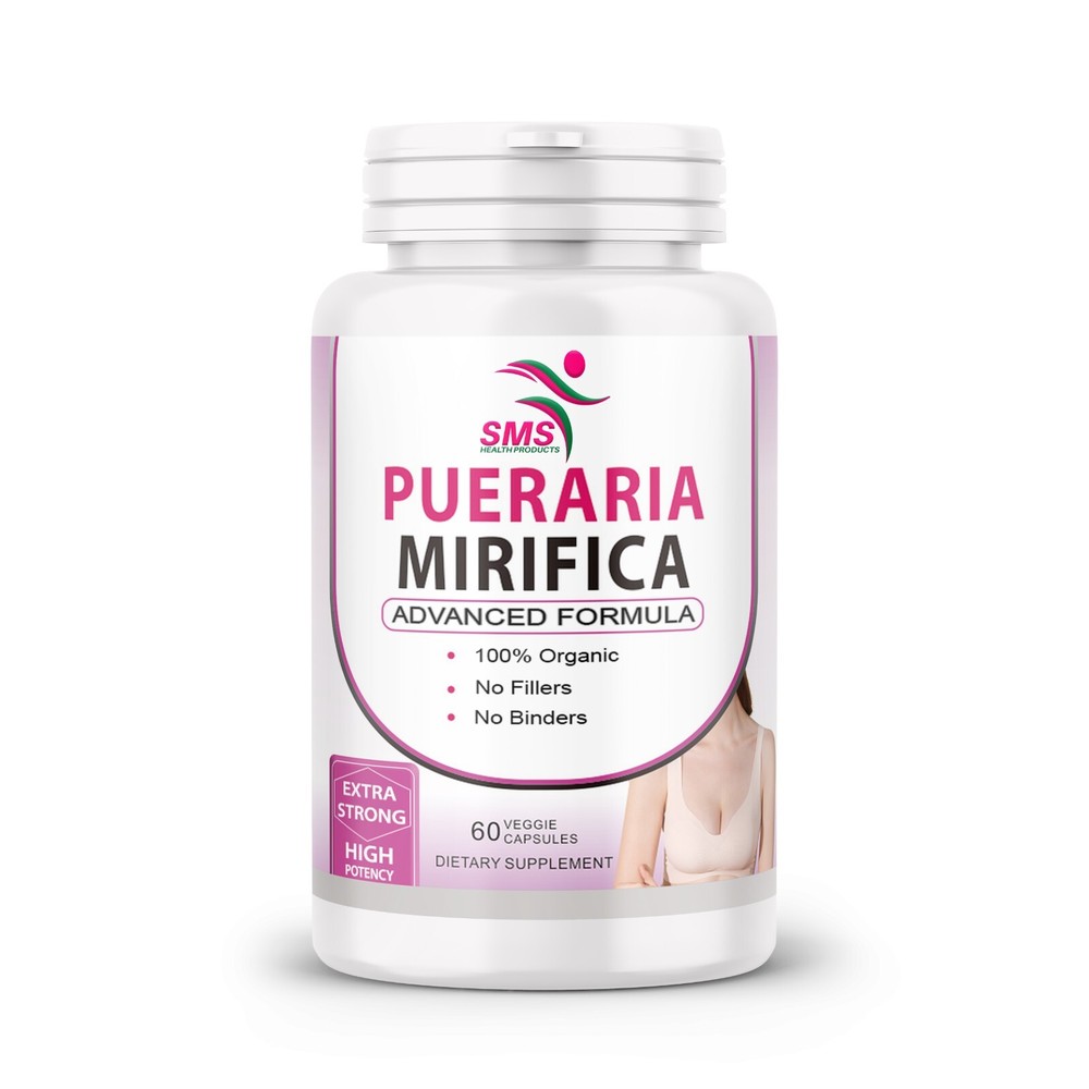 PUERARIA MIRIFICA 5000mg EXTRACT ORGANIC FARMED PURE DIETARY SUPPLEMENT 60 CAPS