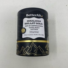 BetterAlt Himalayan Shilajit Gold+ Resin 600mg, 30g Jar EXP 05/2027