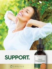 Fenugreek Extract Liquid | 2 fl oz | Vegetarian Tincture | Non-GMO | by Carlyle