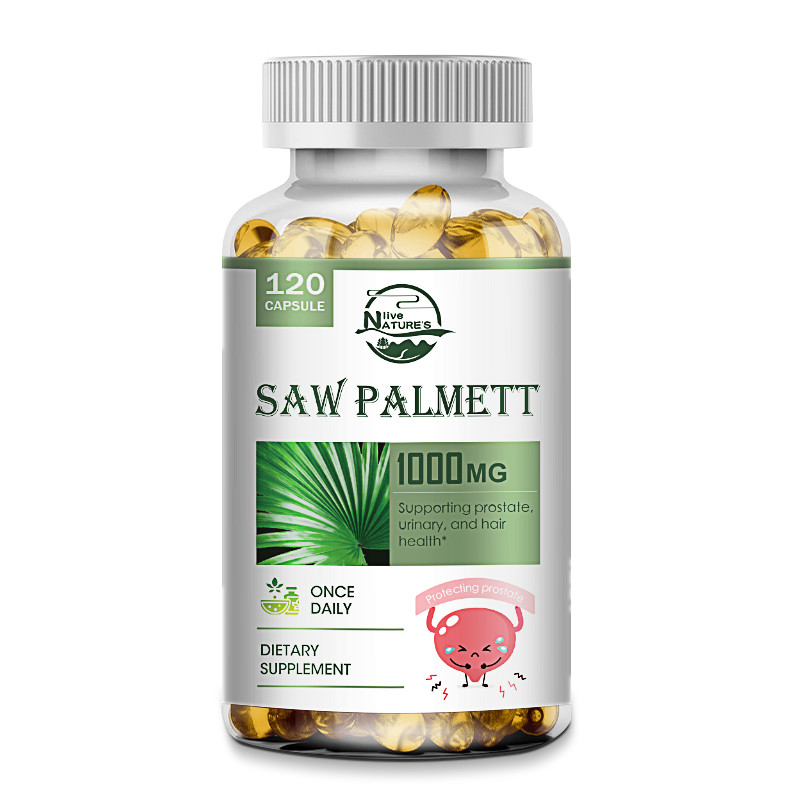 Saw Palmetto Softgels 1000mg | 120 Capsules | Prostate Health Supplement