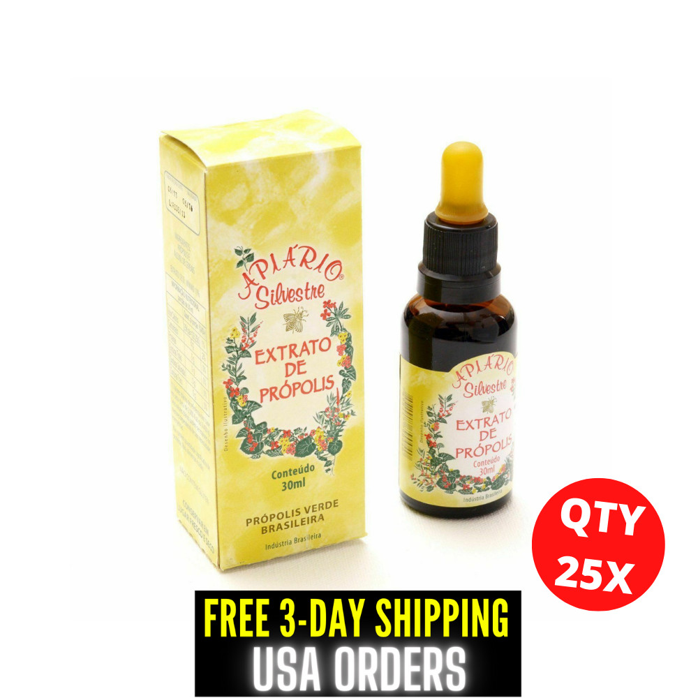 APIARIO SILVESTRE Propolis Extract Green Brazilian APIARIO 25 x 30 mL