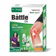Dr. Bhushan’s Ayurvedic Joint Pain Kit (Battle Oil+Belly Drops) for Joint Pains