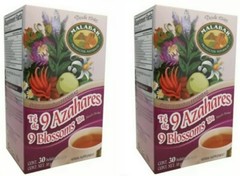 Te 9 AZAHARES 60 Tea Bags Zapote Blanco,Pasiflora,Toronjil,Flor de Manita,tila