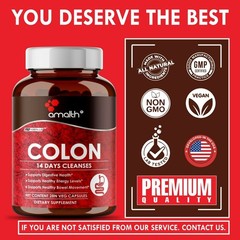 Colon 14 Days Cleanse Natural Detox Super Health 1195mg 28 Capsules