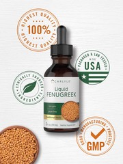Fenugreek Extract Liquid | 2 fl oz | Vegetarian Tincture | Non-GMO | by Carlyle