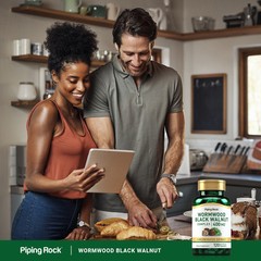 Black Wormwood Walnut Complex | 400mg | 120 Capsules | Non-GMO | by Piping Rock