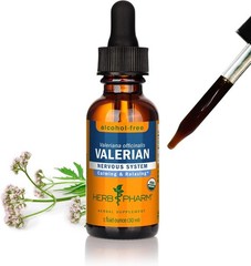 Herb Pharm Organic Valerian Root Liquid Extract, Alcohol-Free: 1 Fl Oz.Free Ship