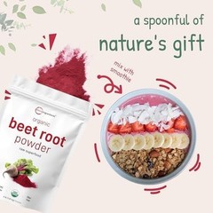 Organic Beet Root Powder, 4 Pounds | Cold Pressed, Water Soluble, High…