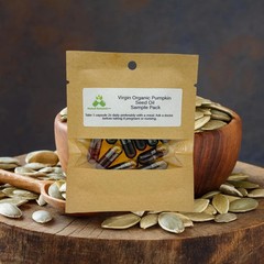 USDA Certified Extra Virgin Organic Pumpkin Seed Oil Capsules, 900mg vegetarian