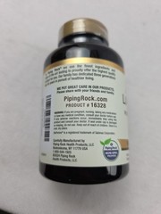 Lions Mane Mushroom Capsules 2100mg | 160 Count Vegetarian Piping Rock Exp 06/27