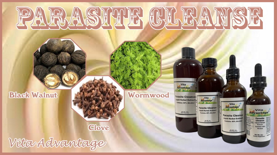 Parasite Cleanse Tincture/Extract Wormwood-Black Walnut Hull-Clove High Quality