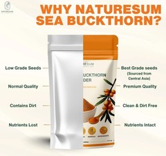 SEA BUCKTHORN POWDER|3.5 Oz(100g)I Natural Productsl100% Pure