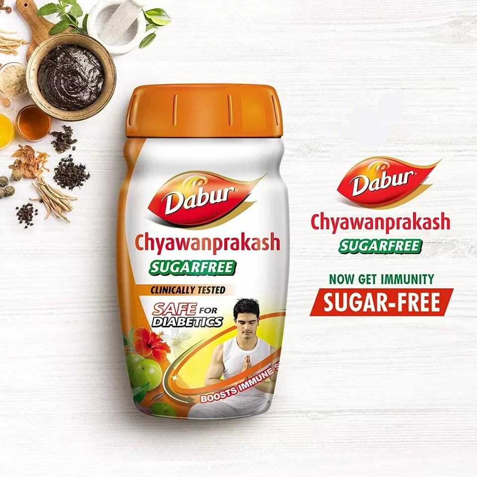 Dabur Chyawanprakash Sugarfree 500g Bottle, Immunity Booster, Expiry Sep 2025