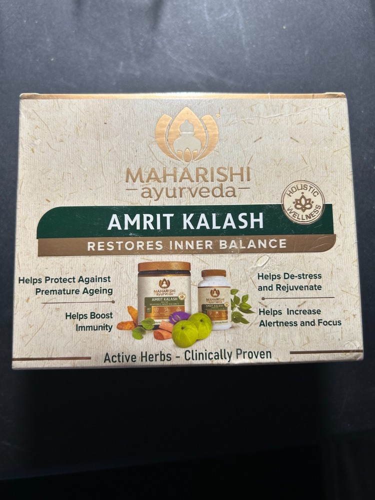 Maharishi Ayurveda Amrit Kalash 600g Paste MAK 4+60 tablets MAK 5 Exp 12/2028
