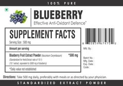 Blueberry 10:1 Extract Powder Anthocyanidins Antioxidant Boosts Vision Memory