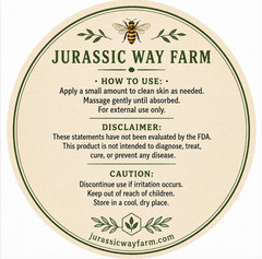 Jurassic Heal All 4 oz salve calendula, plantain, yarrow, chamomile self-heal