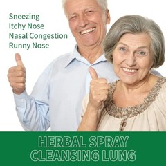 Organic Herbal Lung Cleanse Repair Nasal Spray for Smokers Congestion Allergy