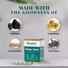 Himalaya Tentex Forte Tabs 10 Tablets Men Strength & Wellness | FREE SHIP | 2028