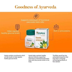 Himalaya Karela – 60 Tabs x 15 Pack | Natural Support for Healthy 02-2027