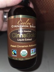 CinnaGold Organic Ceylon Cinnamon Antioxidant Liquid Extract, 4 fluid oz, sealed