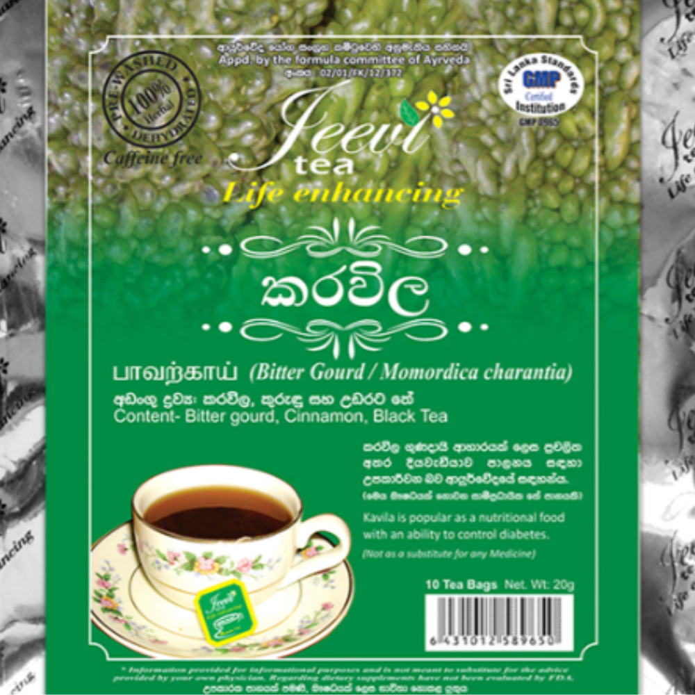Bitter Melon Herbal Tea Bags Bitter Gourd Blood Sugar Control Diabetic Diet