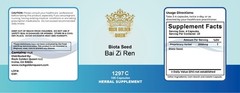 1297C Bai Zi Ren, Biota Seed (Raw), 100 Capsules/bottle, 2 Bottles