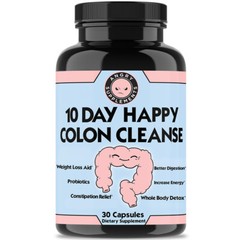 Apple Cider Vinegar, Turmeric, Angry Energy, 10 Day Happy Colon Cleanse