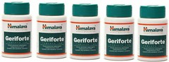 5 pack X Himalaya GERIFORTE 100 Tablets Antistress with antioxidants FREE SHIP