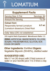 Secrets Of The Tribe Lomatium Tincture Alcohol-FREE