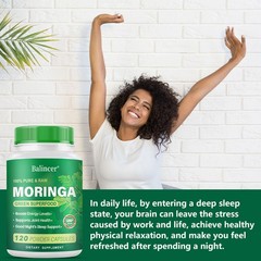 Moringa Powder,Antioxidant Superfood For Energy, Skin Health, Gut Health Support