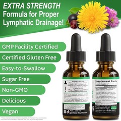 Lymphatic Drainage Supplements Drops Organic Lymphatic Support Liquid Drops …