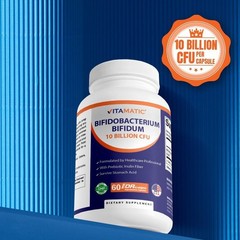 Digestive Support with 10 Billion Bifidobacterium Bifidum – Gluten-Free Capsules