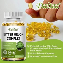 Organic Bitter Melon Complex Extract 120 Capsules – Blood Sugar Support 2500mg