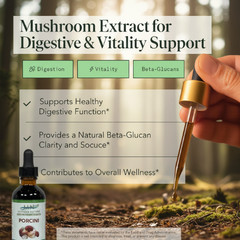 Mother Nature Porcini Mushrooms Dietary Supplements – 60 ML