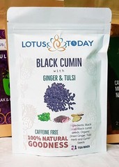 Lotustoday herbal tea spice tea Black Cumin| Black seed Detox 20 tea bags