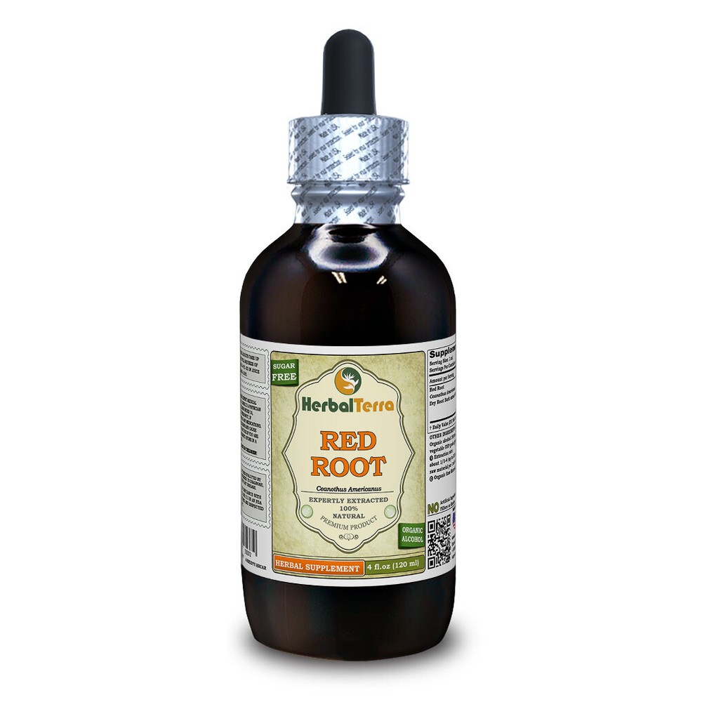 Red Root (Ceanothus Americanus) Tincture Dried Root Bark Liquid Extract