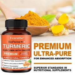Turmeric Curcumin with Bioperine 2020mg High Absorption Triple Strength Capsules