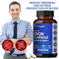 Iron Builder Blood Supplement, Absorbs Easily Raise Hemoglobin Levels