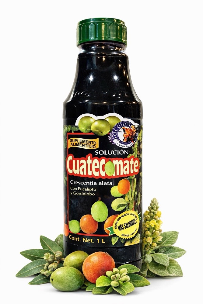 OCOTZOTL~CUATECOMATE, EUCALYPTUS, MULLEIN, RESPIRATORY WELLNESS, TONIC, 1 Liter
