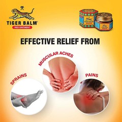 12 x Tiger Balm Red Super Strength Pain Relief Ointment (21ml Each) Herbal