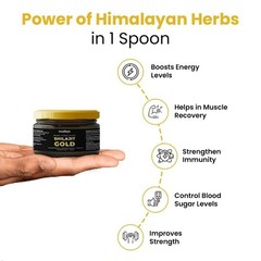 Muditam Ayurveda Shilajit Gold Resin 20g | 24K Gold | Boost Energy & Stamina D39