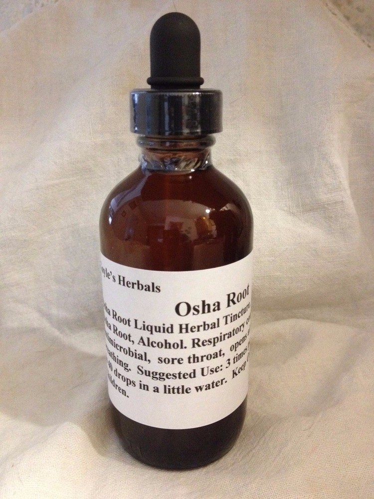 Osha Root (Ligusticum porteri) Tincture Extract 2 floz Sealed