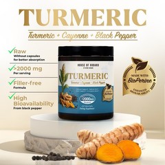 House Of Godard Turmeric Curcumin With BioPerine, 425 Tablet Balls