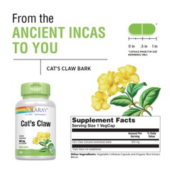 Solaray Cat’s Claw Bark 500mg | 100ct