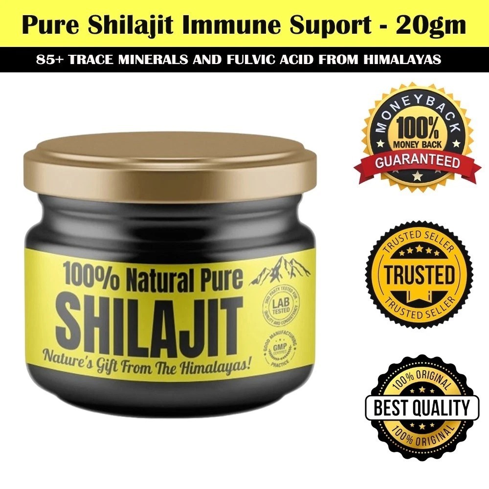Shilajit Max Strength | Pure 100% Authentic Himalayan Origin 20gm
