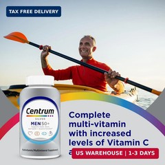 Centrum Silver Men’s 50+ Multivitamin with Vitamin D3, B-Vitamins, Zinc for Memo