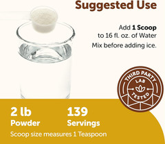 Micro Ingredients Electrolyte Powder, 2 Lbs (139 Servings) | Lemon Raspberry Fla